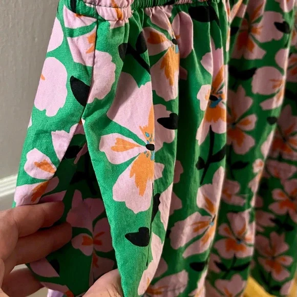 Anthropologie Somerset Mini Green Floral Dress 2X - Picture 8 of 16